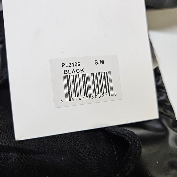 NEW Fantasy Lingerie PLAY Sexy French Maid Wet Look Partial Costume Set S/M - Picture 5 of 6